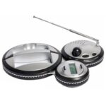 Clock, Radio & Stationary Holder