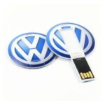 Round Flip USB Flash Drive