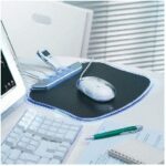 Glow Mouse Pad With USB Hub