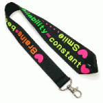 Polyester Silk Screen Printed Lanyards - Image 3