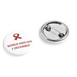 Round Button Badge Pin