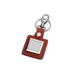 Square Leather Key Holder