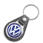 Leather Round  Key Holder